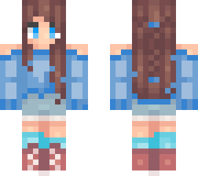 blue girl