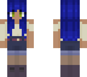 blue hair