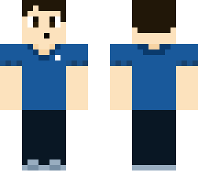 blue shirt guy