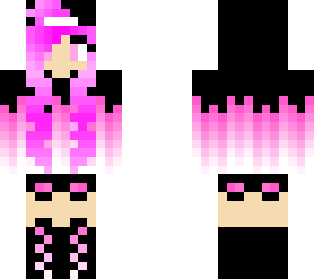 cute pink hoodie girl