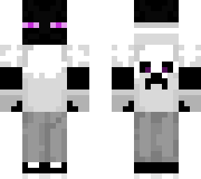 enderman gamer white tiver skin