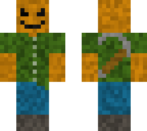 evil pumpkin farmer