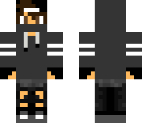 gray nova boy with hoodie