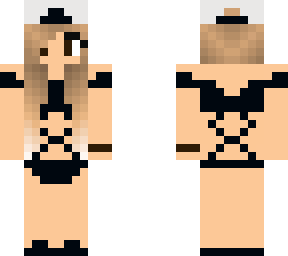 hat swimsuit girl