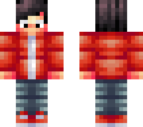 kid with cool red jacket