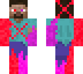 purple and red steve