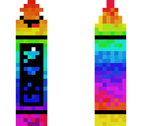 rainbow crayon