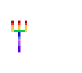rainbow trident