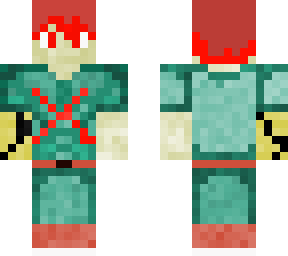red hair deku