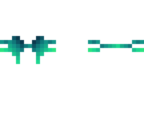 skinny top base - dark teal fade cyan & green