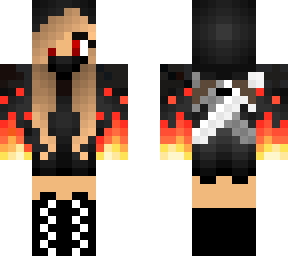 true fire ninja girl