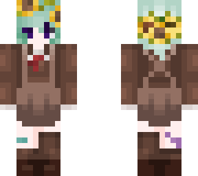 ukiyo miku (danganronpa oc) {casual 3 with flower crown}