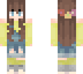 yellow summer girl