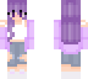~purple hair sports girl~