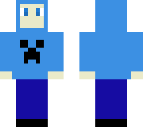 blue creeper hoodie