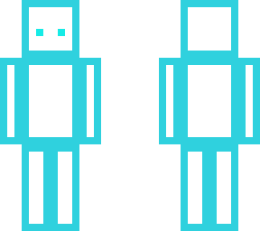 blue outline