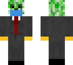 covid19 creeper in a suit
