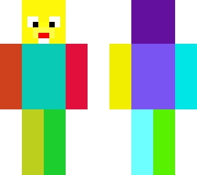 el hombre multicolor