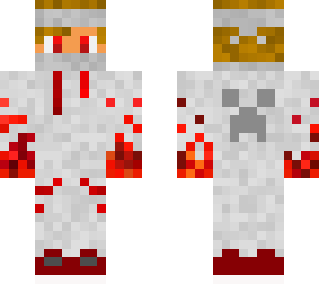 fire red ninja boi white