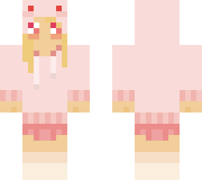 girl in pink onesie
