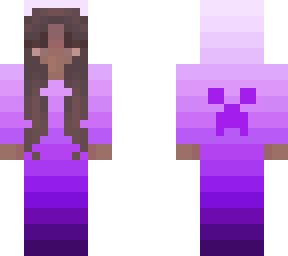 girl in purple onesie