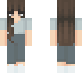grey t-shirt girl