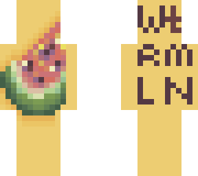 logo for wtrmln111 + watermelon pixel art // rq // x3