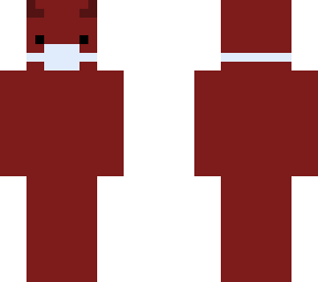 maroon devil with surgical mask