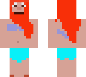 old wise man wearing bikini