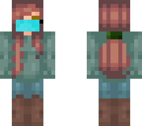 person with mask