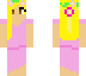 pink flower girl
