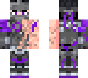 purple cyborg ninja
