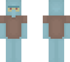 Squidward Minecraft Skin