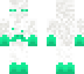 white and green enderman