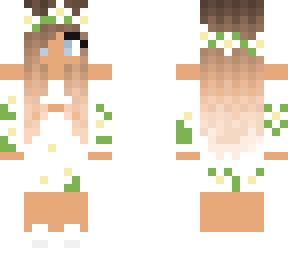white flower girl