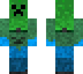 zombie carrying creeper