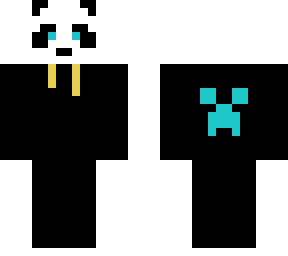black hood panda