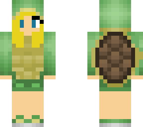 blond turtle girl