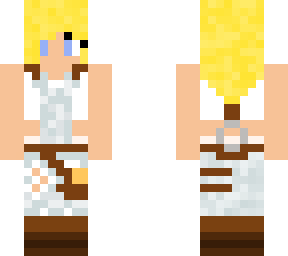 blonde girl in dungarees