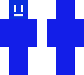 blue man