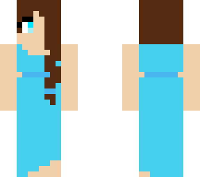 blue water lady