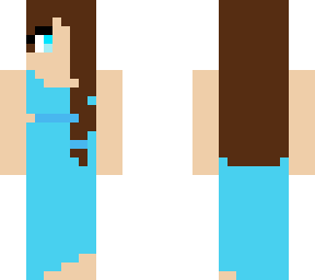 blue water lady