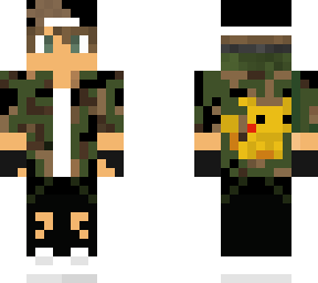 camo pikachu