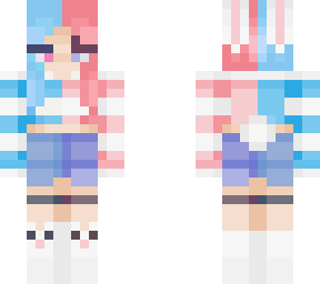 collab with 123idk! >w< (bunny twin) <3