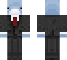 dolphin in a suit