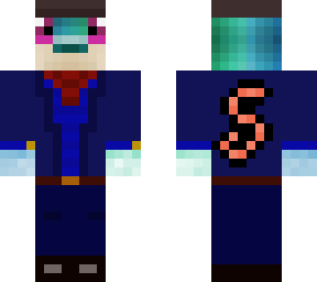 fish in a suit