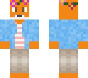 fox girl with jacket