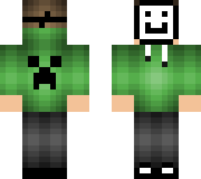 green hoodie