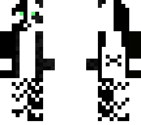 half panda half black panda