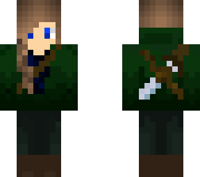 huntress with sword